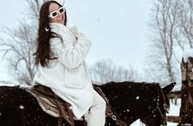 Winter Horseback Riding in Soldier Hollow Stables