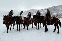 Winter Horseback Riding in Soldier Hollow Stables
