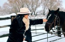 Winter Horseback Riding in Soldier Hollow Stables