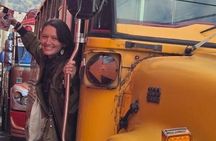 Authentic Chicken Bus Experience and Mayan Village Tour