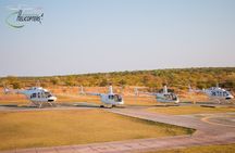 Helicopter Scenic Flight over Victoria Falls 25-27 Minutes Game 