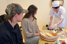 Asakusa Tokyo Sushi Making Class : Sake Ceremony & Whisk Matcha