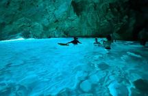 Dhermi Boat Tour to Grama Bay Blue Gem Cave and Swim Snorkeling