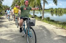 Hoi An bike-Duck farm-buffalo-organic farm-Basket Boat-coffe stop