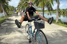 Hoi An bike-Duck farm-buffalo-organic farm-Basket Boat-coffe stop