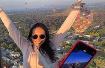 Balloon flight, Underground breakfast in "LA GRUTA", Transportation