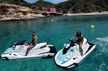 Guided Activity on a Jet Ski to Cala Salada Ibiza