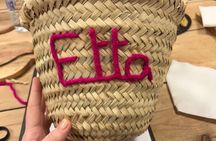Create Your Own Colorful Moroccan Embroidered Basket