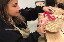Create Your Own Colorful Moroccan Embroidered Basket