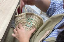 Create Your Own Colorful Moroccan Embroidered Basket