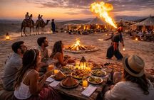 Agafay Desert Sunset Dinner with Camel Ride & Moroccan Live Show
