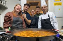 Madrid: Paella Sangria and Churro Making Class in the City Center