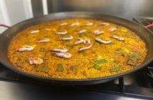 Madrid: Paella Sangria and Churro Making Class in the City Center