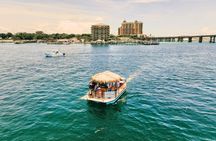 Private Tiki Pub Floating Sunset Cruise at Crab Island