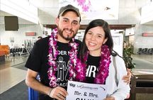 Honeymoon Airport Lei Greeting on Kona Hawai'i
