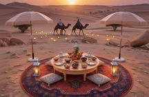 Marrakech: picnic Setup with the Sunset in Agafay desert & Pics