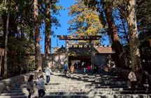 Ise Shrine in Mie Prefecture, Maneki Neko Painting Experience and Meoto Iwa Guided Tour by Private Car