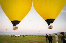 Hot air balloon flight , Experience the magic of the sky at sunrise