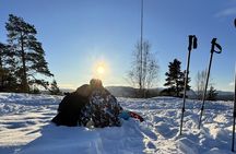 Exploring breathtaking panoramic landscape of Alta