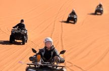 1 or 2 hour Sahara ATV quad bikes experience & sandboarding