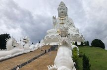 All stunning tour : Khun Korn waterfall-White Temple-Red Temple