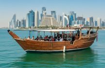 Doha: Traditional Sunset Dhow Cruise Tour with BBQ Buffet Dinner