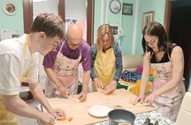 Traditional bolognese pasta making with a meal