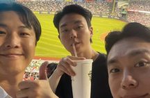Korean Baseball Game and Meal with Locals over Soju Bombs