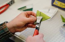 Mountain Suncatcher Stained Glass Class in Clearwater, BC