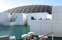 Abu Dhabi Grand Mosque Louvre Giant Diver and Reflection View