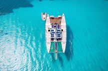 Zanzibar Mnemba Atoll Shared Catamaran and Snorkeling Cruise