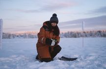 Ice Fishing on Lake Kuoksa