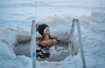 Private Wooden Heated Sauna and Ice Swimming