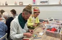 Guided Mosaic Class in Barcelona - Gaudi Hexagonal Shape Tile 1h.