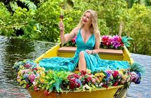 Bali: Koi Boat, Bali Swing, Sacred Forest, & Tegenungan Waterfall