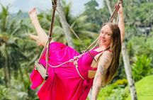 Bali: Koi Boat, Bali Swing, Sacred Forest, & Tegenungan Waterfall