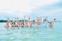 Punta cana Private Boat cruise with slide and unlimited drinks