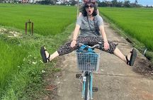 Hoi An bike-Duck farm-buffalo-organic farm-Basket Boat-coffe stop