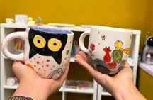 Ceramic Painting Workshop in Rome with Drinks