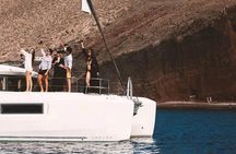 Semi-Private Santorini Catamaran Day Cruise with Greek Meal