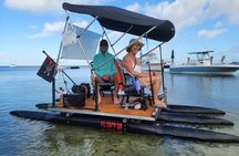 Key Largo Drive Your Own Mini Pontoon Boat Tour with Beach Pass