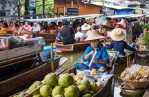 Private Bangkok Grand Palace Maeklong Rail & Floating Market Tour
