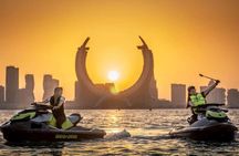 Doha: Guided Jet Ski Tour at katara Beach with scenic Views