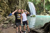 Private Tour: Kanchanaburi Erawan Waterfall Tour from Bangkok