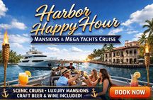 Harbor Happy Hour Cruise – Complimentary Craft Beer & Wine