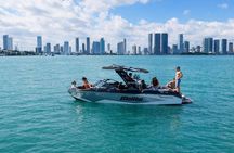 Miami Wakesurf and Skyline Boat Cruise