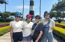 Lima Bike Tour Miraflores Pyramid & Bohemian Barranco