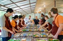 Cooking with Fresh Ingredients at Organic Farm with Local Market - Chiang Mai