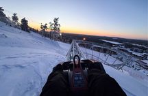 World's Northern most Roller Coaster & Korouoma Frozen Waterfall