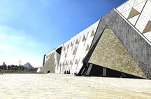 Grand Egyptian Museum and Giza Pyramids, at west Giza